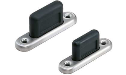 Mango de acero inoxidable SUS304 con área de agarre suave de Sugatsune, HS-60S (60 mm), mate satinado. Aplicación