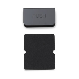 Contraplaca para vidrio de 6 mm de espesor, fabricada en acero, superficie: negra, 40 mm (1-37/64"), K-130B y K-130-P6. Contraparte para puerta de vitrina, papamoscas magnético y mucho más, de Sugatsune / LAMP® (Japón)