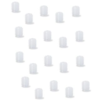 20 piezas de inserto roscado de alta calidad con rosca interior M4, de nailon (PA), 11 mm (7/16"), 9047420. Práctico manguito de ajuste a presión para piezas de madera, uniones de muebles, carcasas de electrónica y mucho más, de EMUCA