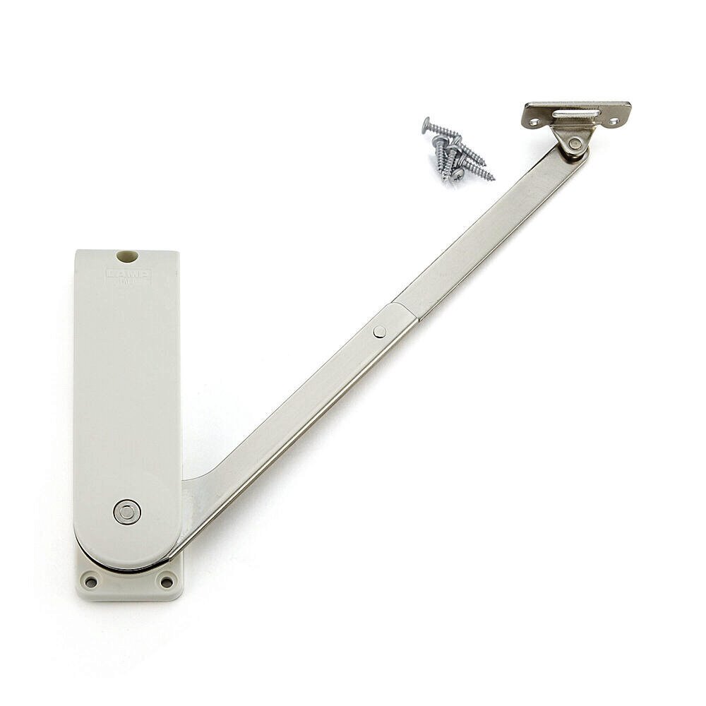 soporte para solapas de alta calidad, HDS-30MR-WT, de Sugatsune, blanco, versión: derecha. Imagen del producto