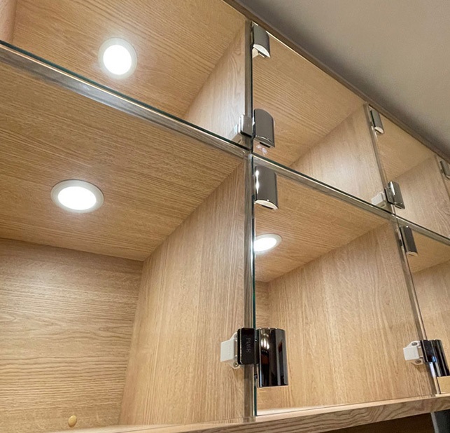 2 piezas de cierre magnético compacto, incl. contraplaca, superficie: marrón, 25 mm (63/64"), ML-30SBR. Abrepuertas push-to-open que ahorra espacio para puertas de muebles, puertas de armarios y mucho más, de Sugatsune / LAMP® (Japón) - Imagen 5