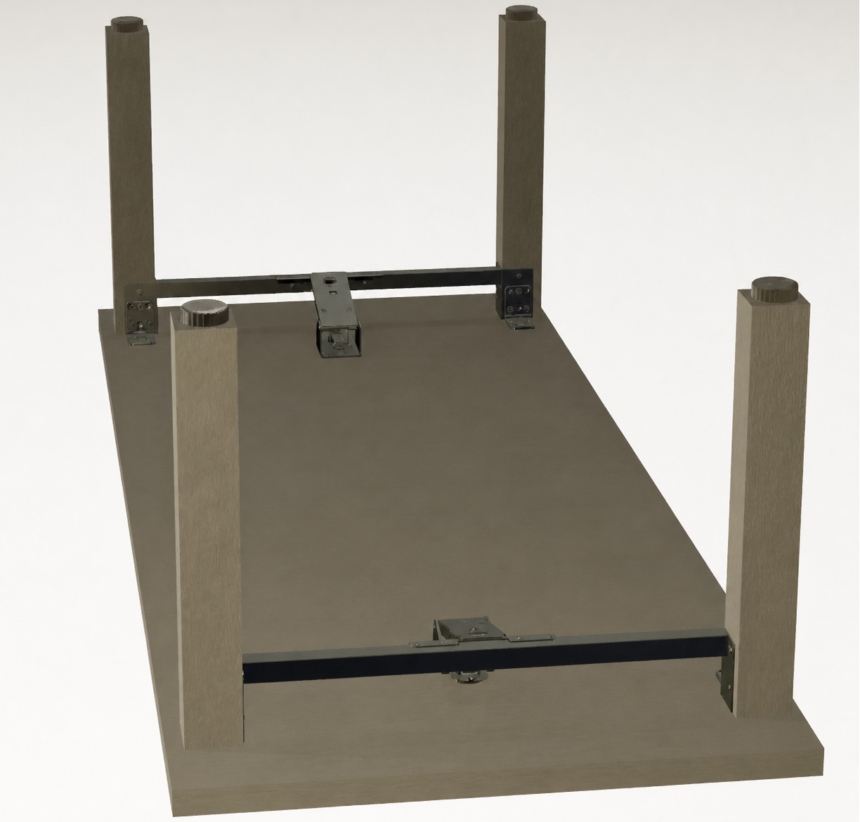 Ajustador robusto de mobiliario de 4 piezas, capacidad de carga: 400 kg (882 lbs), superficie: negra, ⌀19 mm (3/4"), versión: estándar, B571-19-BK. Pie ajustable para patas de mesa, patas para muebles, patas para armarios y mucho más, por Kojima (Japón) - Imagen 5