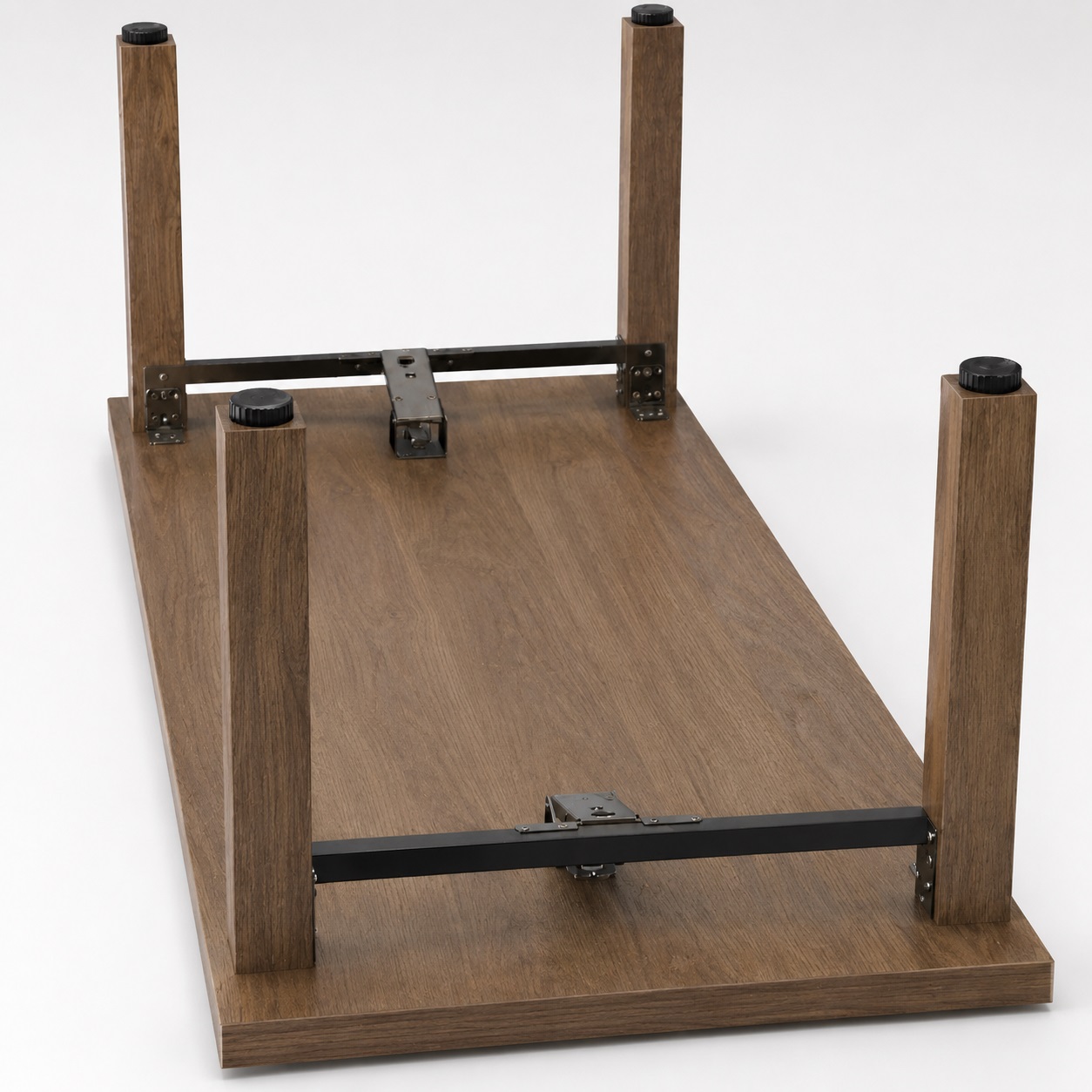 4 piezas de ajustador robusto para muebles, capacidad de carga: 800 kg (1764 lbs), superficie: negra, ⌀40 mm (1-37/64"), versión: estándar, B571-40-BK. Pie ajustable para patas de mesa, patas para muebles, patas para armarios y mucho más, por Kojima (Japón) - Imagen 5