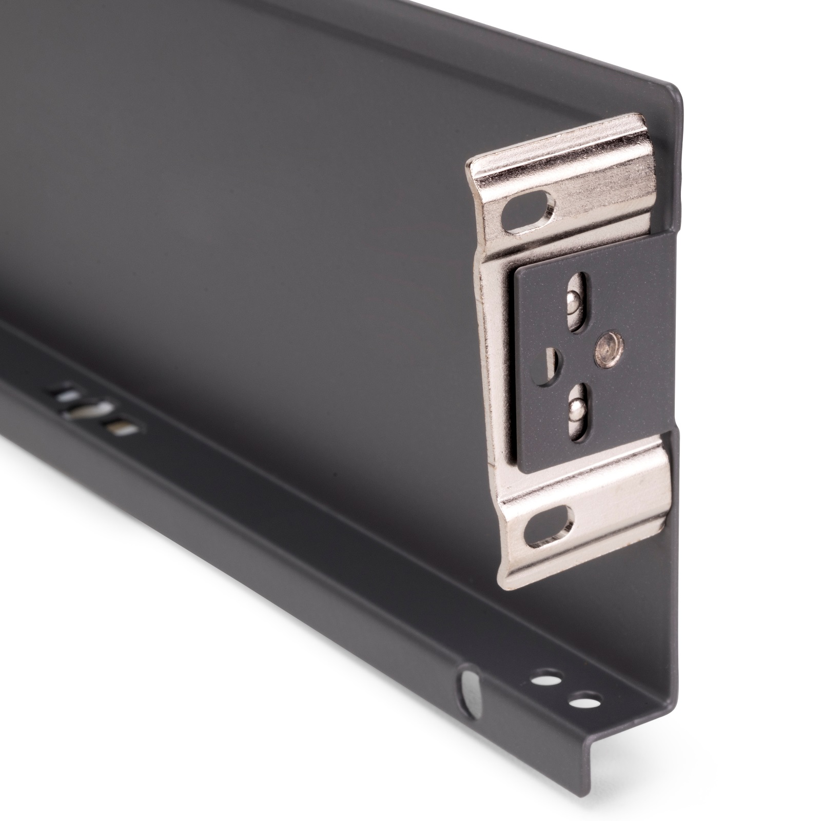 Juego de cajones, con marcos extra finos, altura: 88 mm (3-15/32"), superficie: gris antracita, 490 mm (19-19/64"), versión: desplegable parcial con apertura de empuje, 3275435. cajones para muebles de cocina y mucho más, por EMUCA - Imagen 3