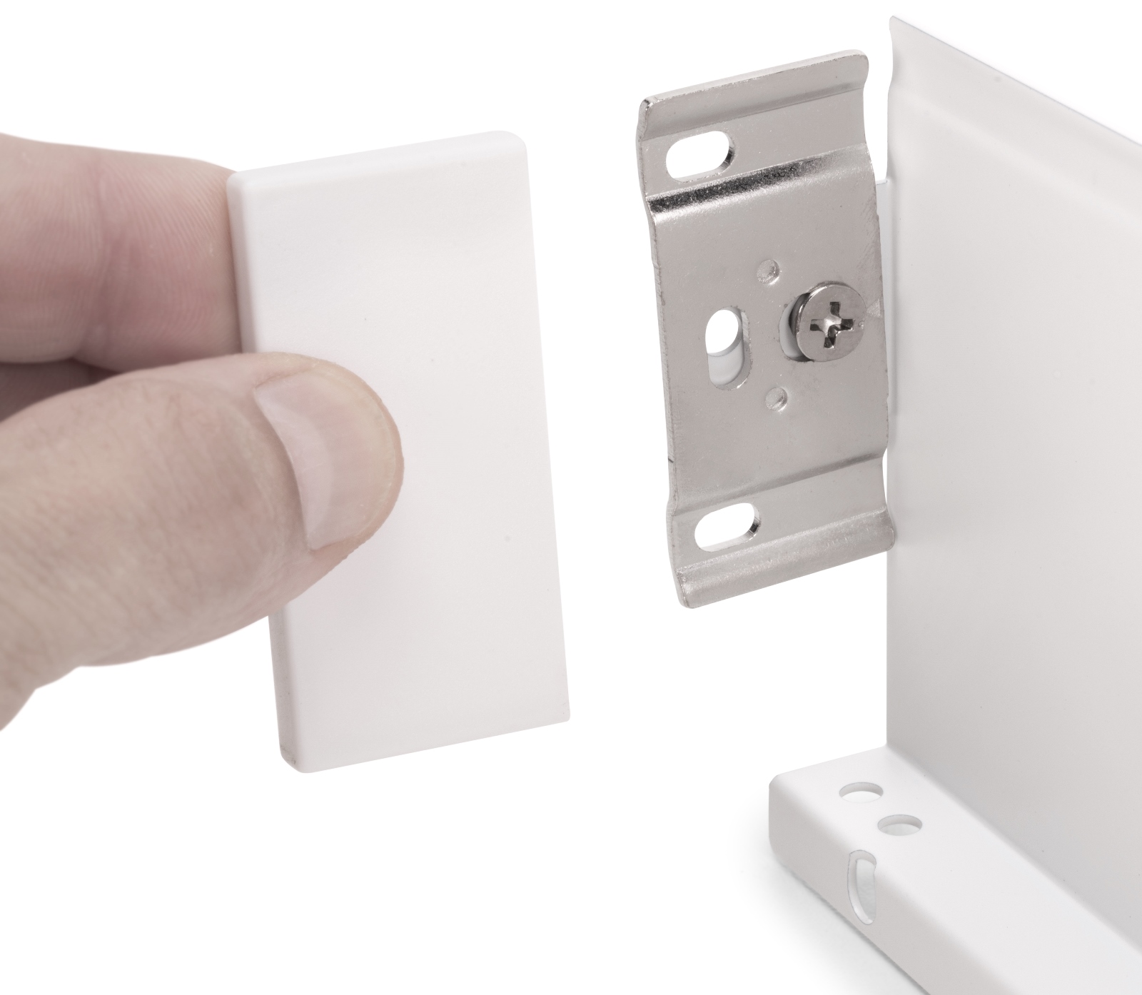 Juego de cajones, con marcos extra finos, altura: 88 mm (3-15/32"), superficie: blanca, 340 mm (13-25/64"), versión: extensión parcial con apertura empujable, 3275112. cajones para muebles de cocina y mucho más, por EMUCA - Imagen 7