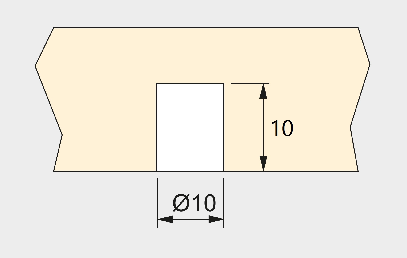 20 piezas de manguito de expansión de alta calidad con rosca interna M6, fabricado en nylon (PA), 10 mm (25/64"), 9007920. Práctico inserto de rosca de expansión para piezas de madera, uniones de muebles, carcasas de electrónica y mucho más, de EMUCA - Imagen 3