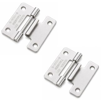 2 piezas de bisagra enchufable de alta calidad, B-1006-5, altura: 30 mm, de TAKIGEN, capacidad de carga: 2 kg (5 lbs). Imagen del producto 