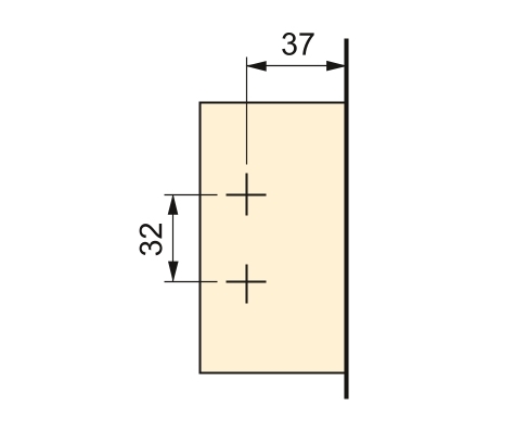 Bisagra de copa, cierre suave, montaje con clip, ajustable en 3D, incl. placa de montaje, superficie: niquelado, versión: de superficie, bisagra de 1040007 para muebles, armarios y mucho más, by EMUCA - Imagen 3