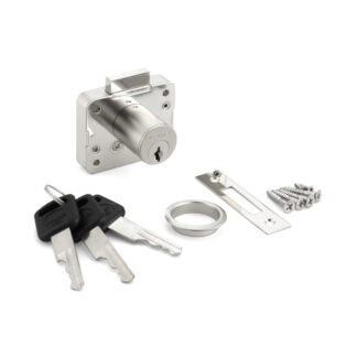 Cerradura del armario, con llave similar 2550-24-DN-D, por Sugatsune / LAMP (Japón)