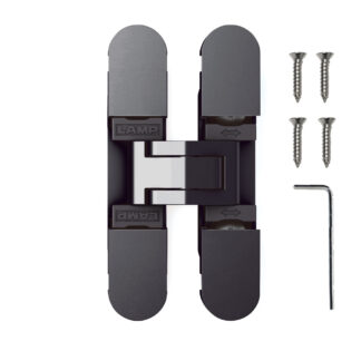 Bisagra de tope invisible, HES3D-70BL ajustable en 3D, de Sugatsune / LAMP (Japón)