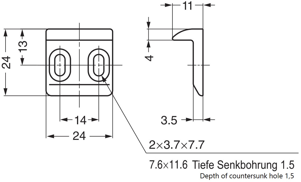 Asa de cierre a presión oculta, superficie: marrón, AK-60BR y AK-C60BR. Práctica empuñadura de seguridad para interiores de yates, conversiones de autocaravanas, muebles de caravanas, autocaravanas y mucho más, de Sugatsune / LAMP® (Japón) - Imagen 4
