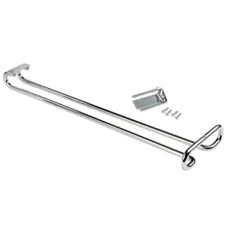 Soporte para copas de vino de alta calidad, de acero, superficie: cromado, 410 mm (16-9/64"), 8930111. Práctico colgador de vasos para copas de vino, copas de champán, copas de cóctel, copas de coñac, copas y mucho más, de EMUCA